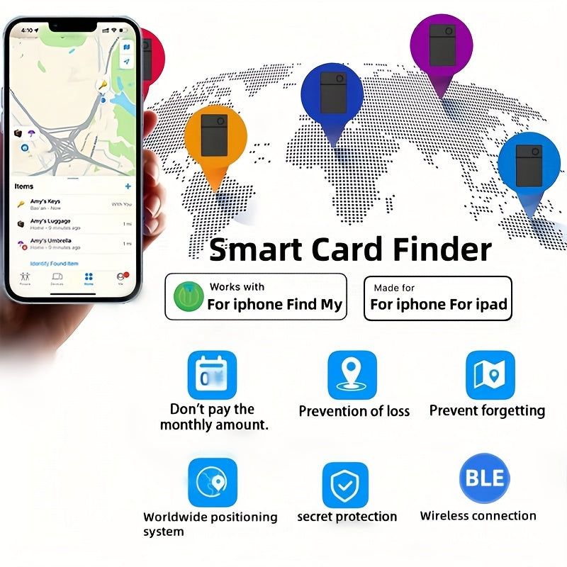 CardMate | Slim iPhone Tracking Cards – 2-Piece Pack