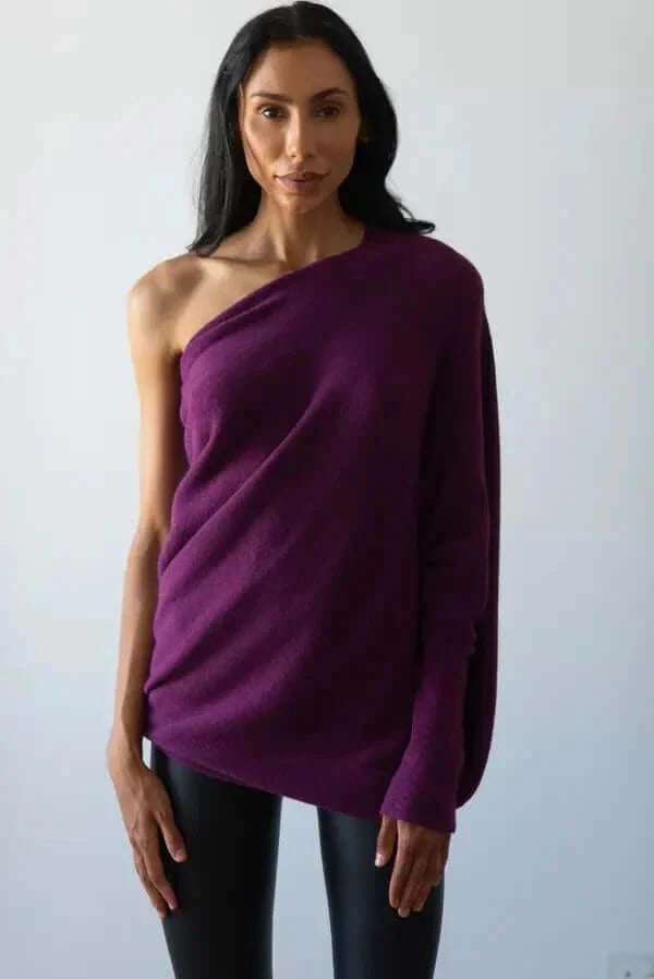 Arielle | Elegant Draped Jumper | Women’s Fashion