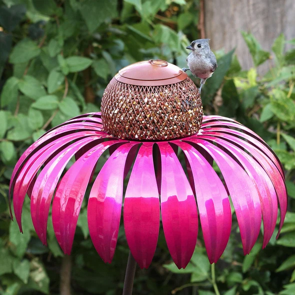 PetalPerch | Stylish Bird Feeder in Floral Design