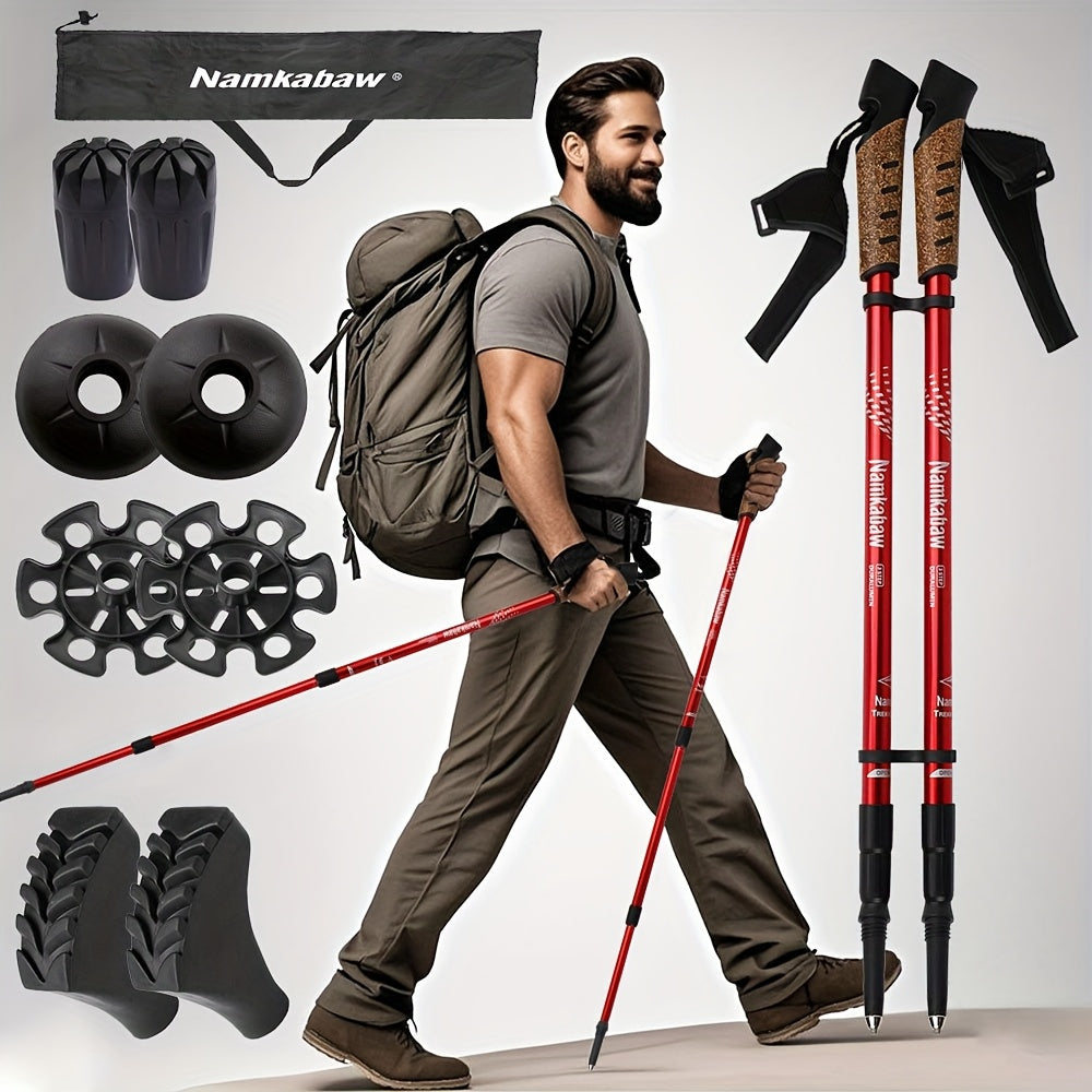 HikeLite | Trekking Poles 2-Piece Set – Ultra-Lightweight & Adjustable