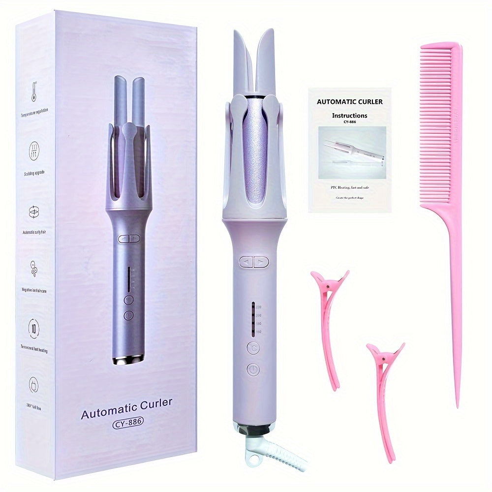 SilkWave | Automatic Hair Curler – 4 Heat Modes & Smart Timer Technology