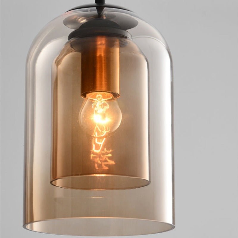 AuraGlas | Stylish Double Glass Pendant Light