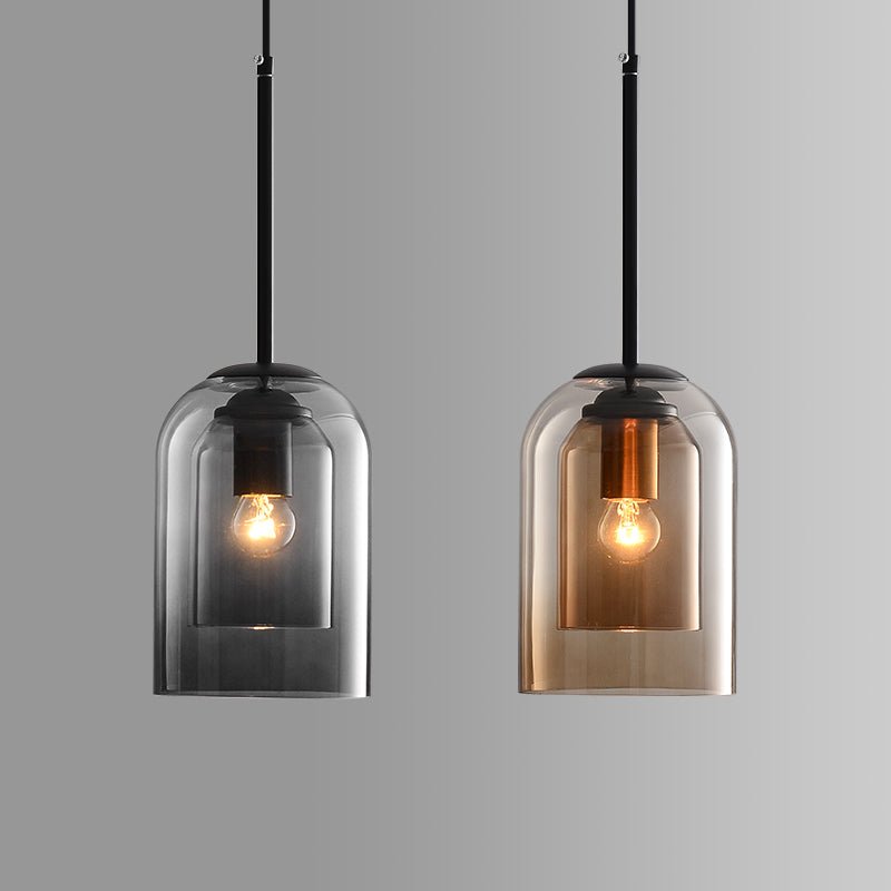 AuraGlas | Stylish Double Glass Pendant Light