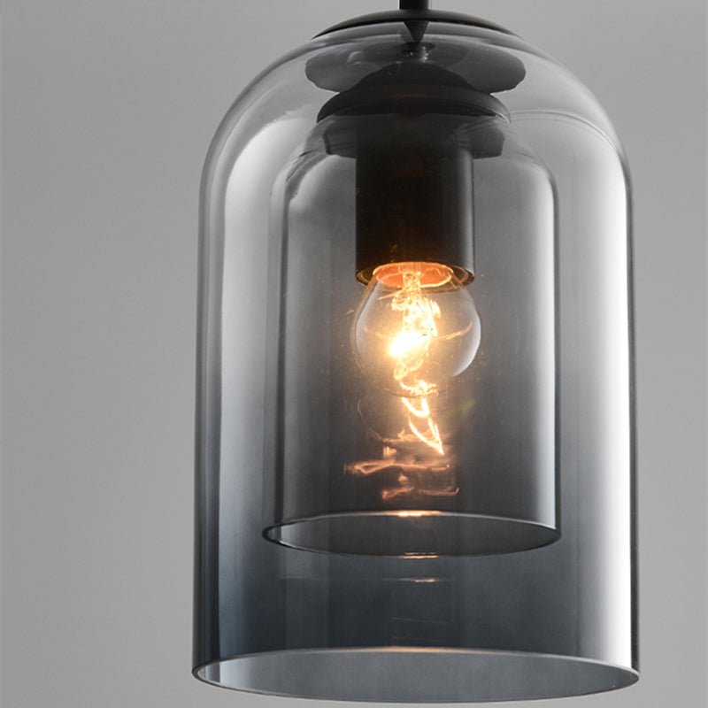AuraGlas | Stylish Double Glass Pendant Light