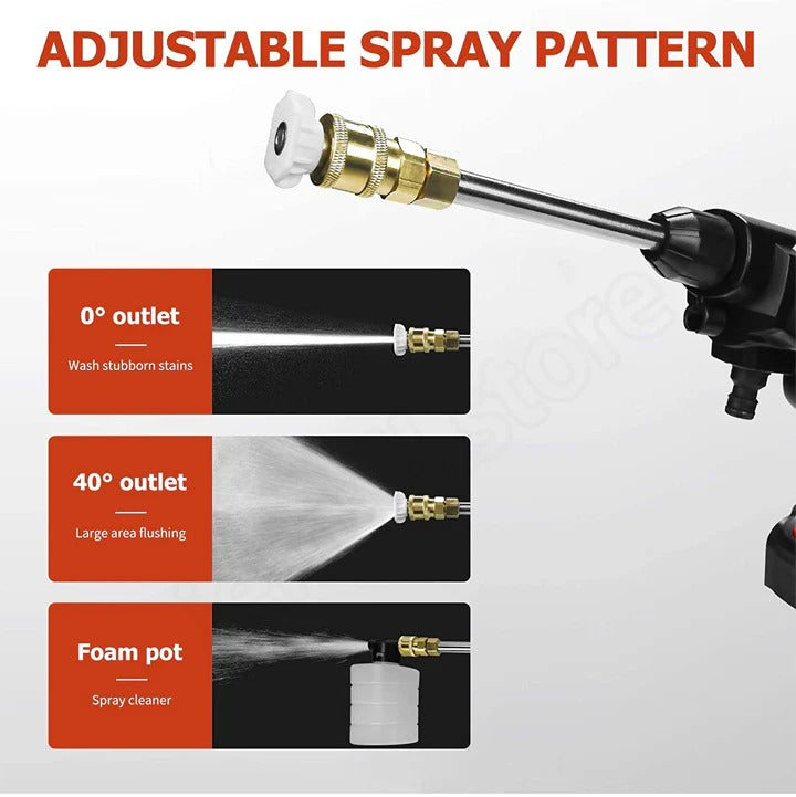 QuickWash | Cordless High-Pressure Cleaner with 2 Batteries