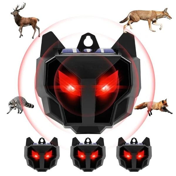 CritterGuard | Solar-Powered Outdoor Night Animal Repeller 2PCS