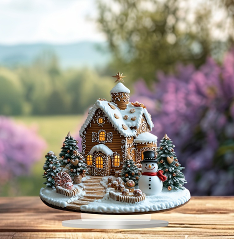 LumiCasa | Gingerbread House Light – Festive Christmas Centrepiece