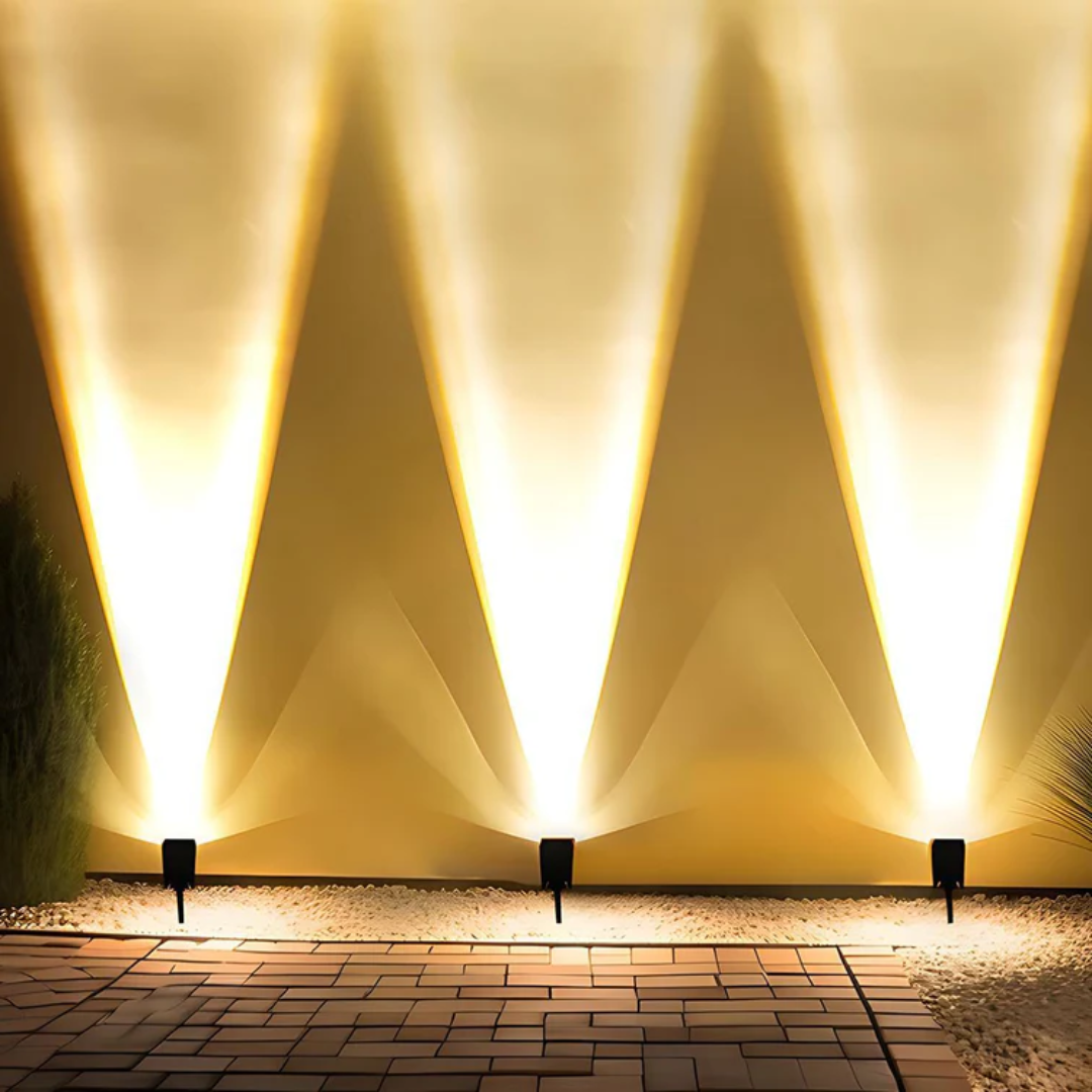 RayTuner | Waterproof LED Solar Multi-Zoom Spot Light Landscape Lighting RGB