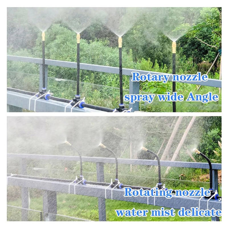 IrrigaFlow | Drip Irrigation System with 360 Degree Flexible Hose