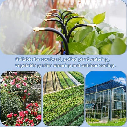 IrrigaFlow | Drip Irrigation System with 360 Degree Flexible Hose