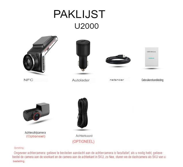 VisionRide | 4K Dash Cam with Front & Rear View