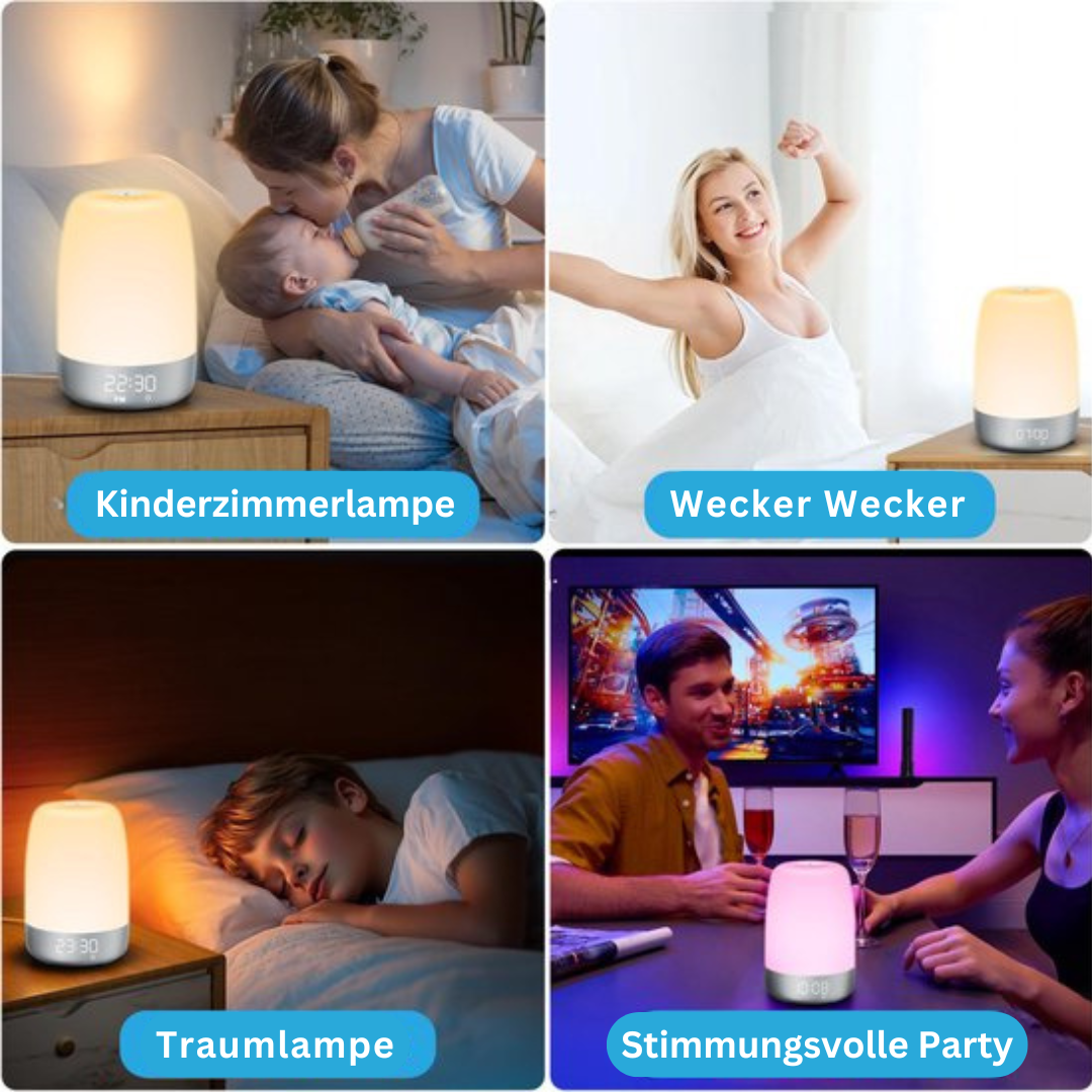 DawnAura | Wake-up Light with Natural Sounds