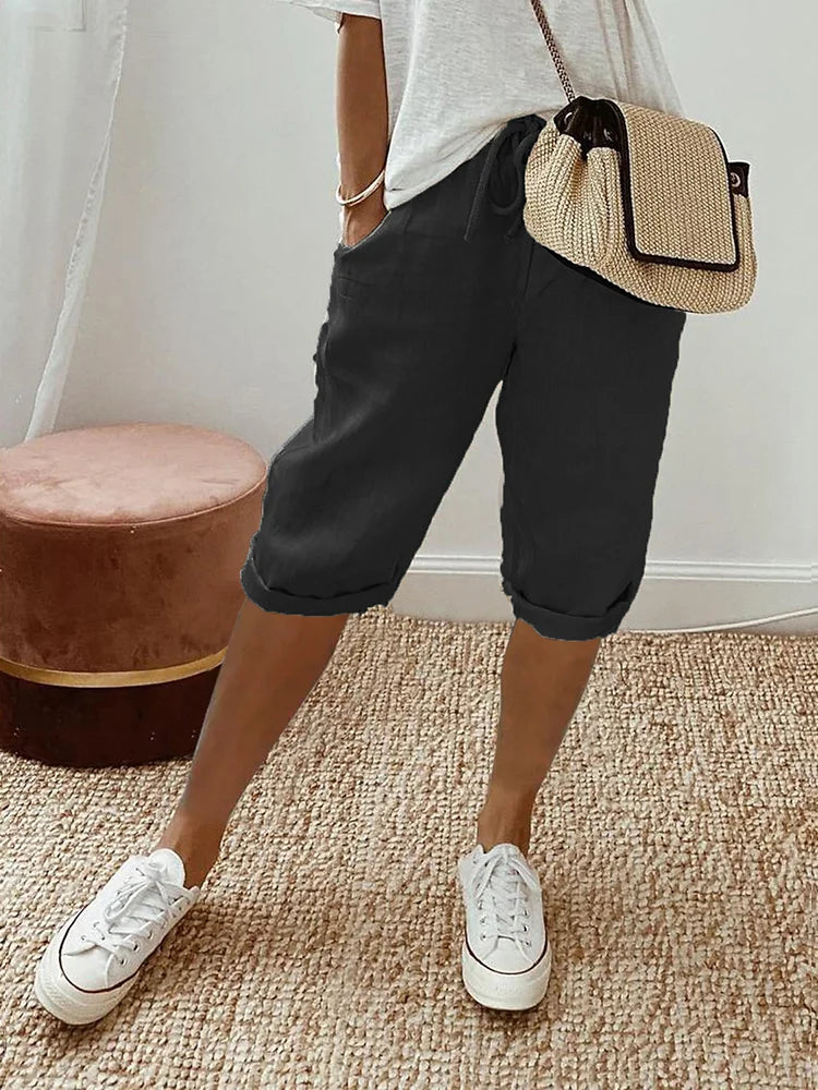 Zaria | Sleek High-Waisted Shorts | Women Fashion