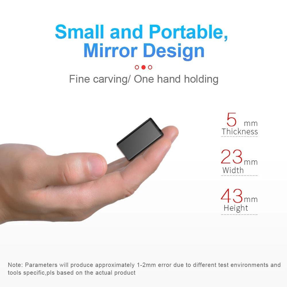 NanoRec | The smallest voice recorder with 384Kbps quality