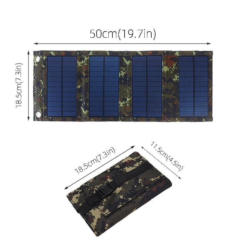 SunPack | 50W Portable Solar Panel Foldable Solar Cell Foldable