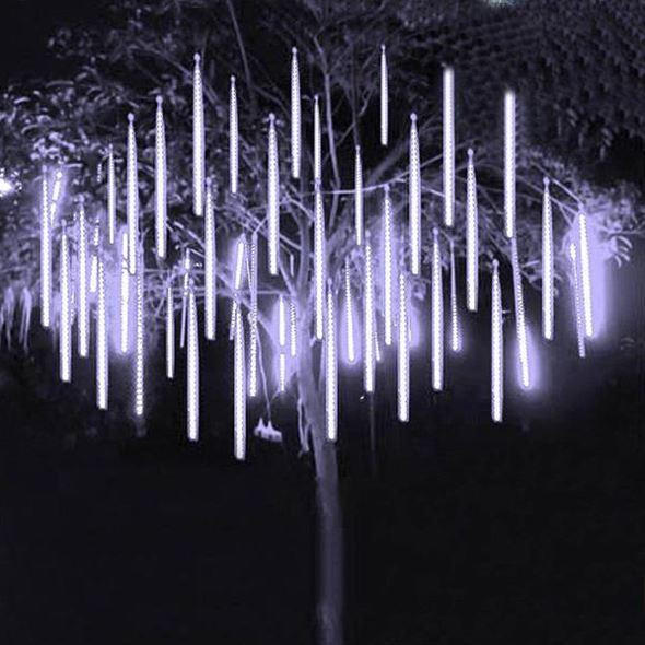 FrostDrop | Snowfall Garland Lights (Set of 8)