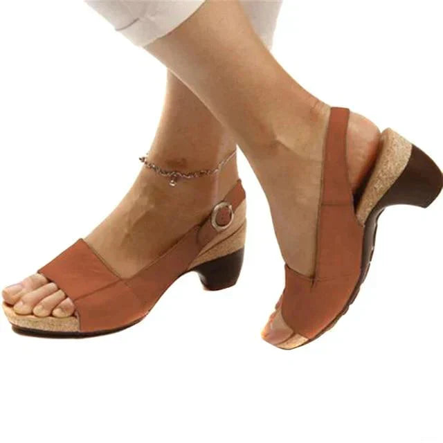 Variant image for Women's Orthopedic Support Sandals - Comfortable Wedge Design for Outdoor Activities-22