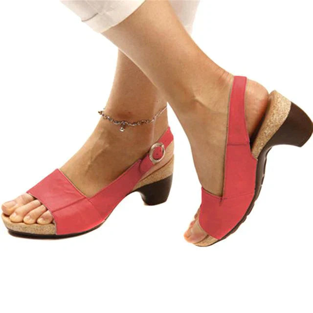 Variant image for Women's Orthopedic Support Sandals - Comfortable Wedge Design for Outdoor Activities-33