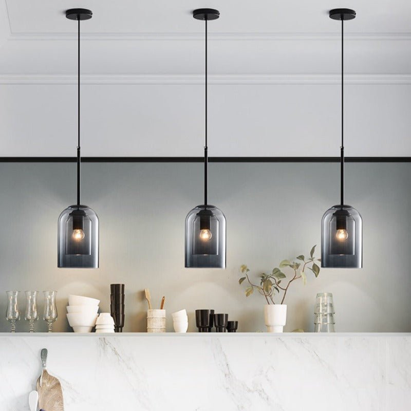 AuraGlas | Stylish Double Glass Pendant Light