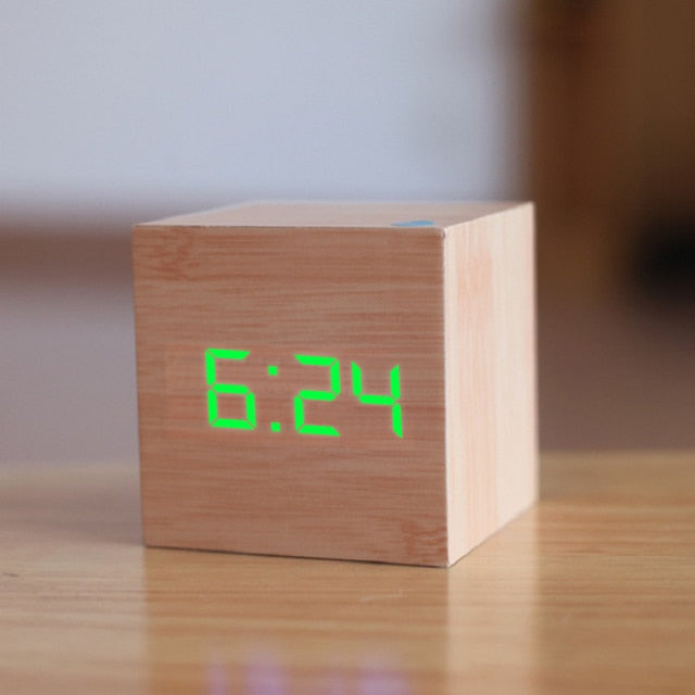 TimeCube | Digital square LED alarm clock