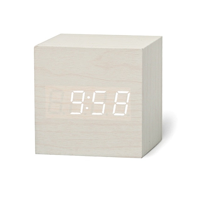 TimeCube | Digital square LED alarm clock