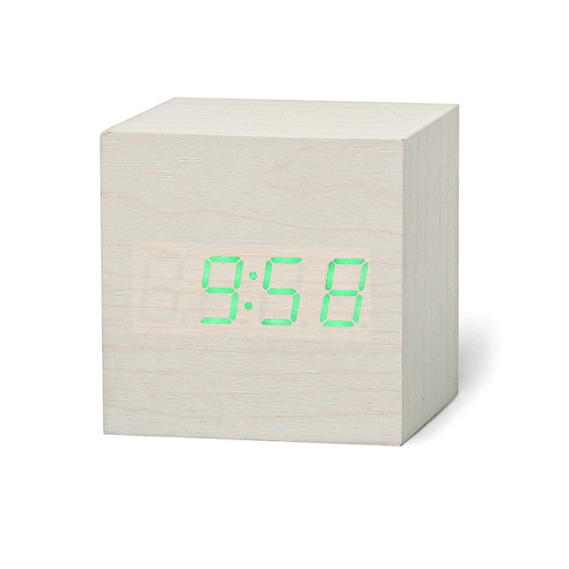 TimeCube | Digital square LED alarm clock