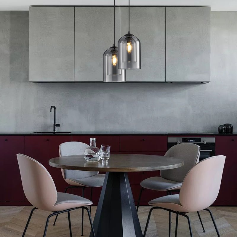 AuraGlas | Stylish Double Glass Pendant Light