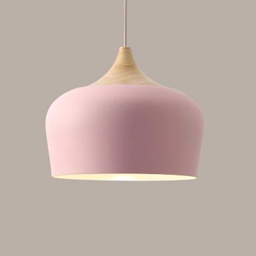 AlumiTone | Pendant Lights Made of Metal and Wood in Delicate Pastel Shades