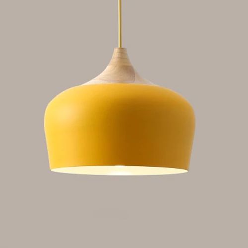 AlumiTone | Pendant Lights Made of Metal and Wood in Delicate Pastel Shades