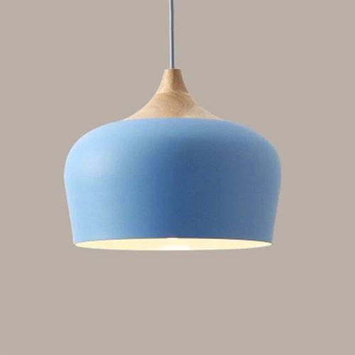 AlumiTone | Pendant Lights Made of Metal and Wood in Delicate Pastel Shades