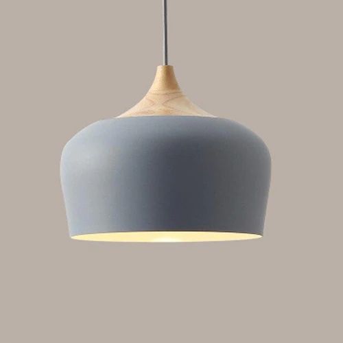 AlumiTone | Pendant Lights Made of Metal and Wood in Delicate Pastel Shades