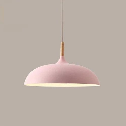 AlumiTone | Pendant Lights Made of Metal and Wood in Delicate Pastel Shades