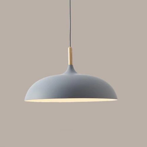 AlumiTone | Pendant Lights Made of Metal and Wood in Delicate Pastel Shades