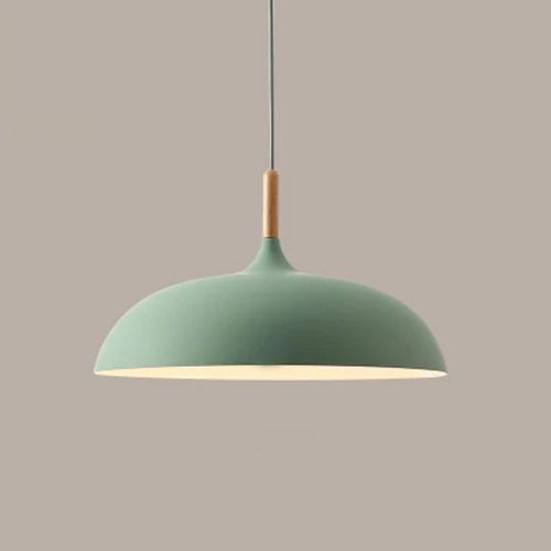 AlumiTone | Pendant Lights Made of Metal and Wood in Delicate Pastel Shades