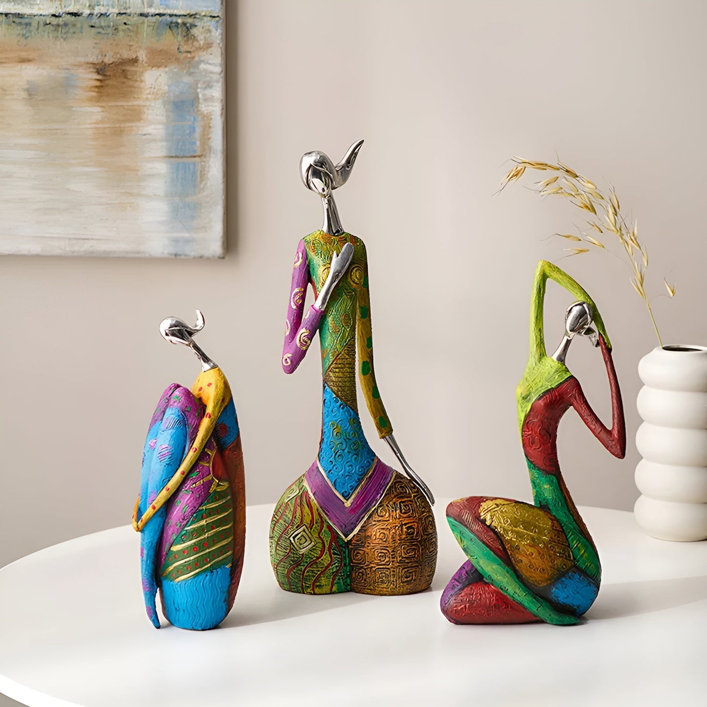 SereneSilhouette | Elegant Body Resin Statue