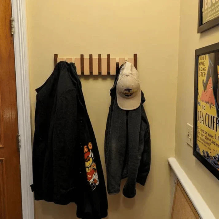 Élégance | Garderobenhaken Holz – Stilvolle Wandhaken für Ihr Zuhause-2