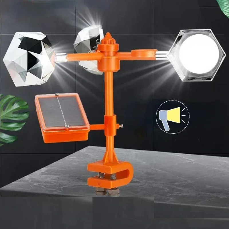 ReflectaSpin | 360-Degree Reflective Solar-Powered Bird Repeller