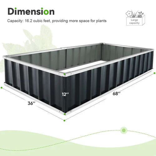 GrowBox | Robust Raised Bed Made of Steel for Vegetables & Flowers