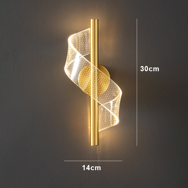 GlowPillar | Luxurious Glass Wall Lamp