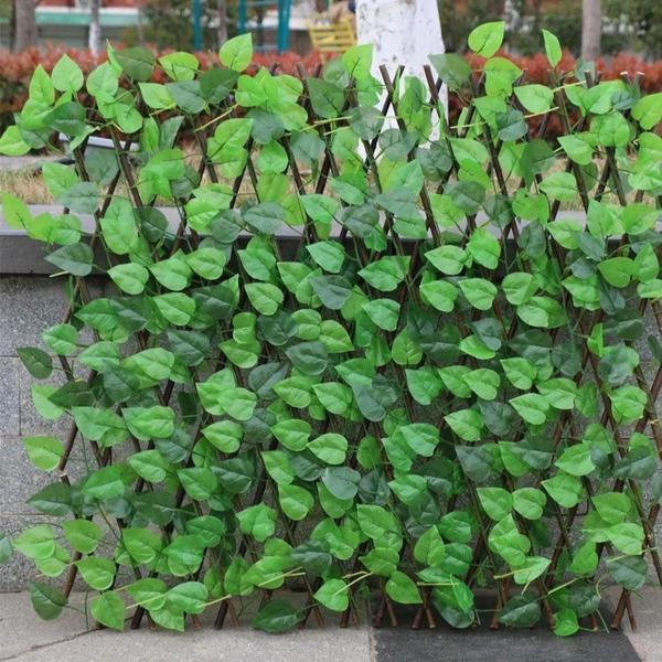 LeafFence | Retractable Artificial Garden Plant Fence