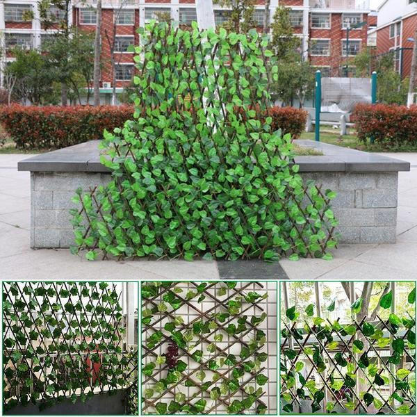 LeafFence | Retractable Artificial Garden Plant Fence