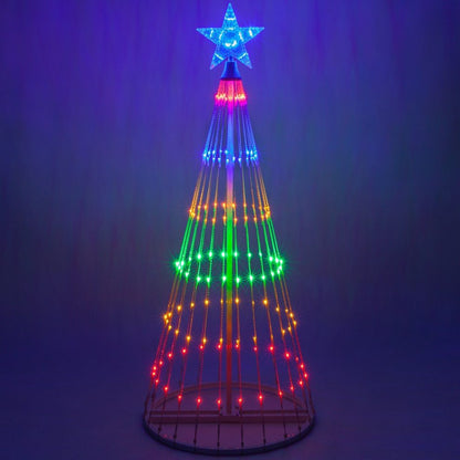 XmasRay | Multicolour LED Animated Outdoor Christmas Tree Light Show