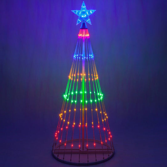 XmasRay | Multicolour LED Animated Outdoor Christmas Tree Light Show
