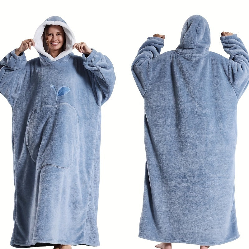 ChicLoom | Hooded Fleece Robe – Thick & Warm Winter Comfort