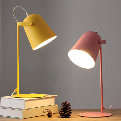 ColorBeam | Nordic Macaron Colour, Creative Bucket Design, 1-Bulb Table Lamp