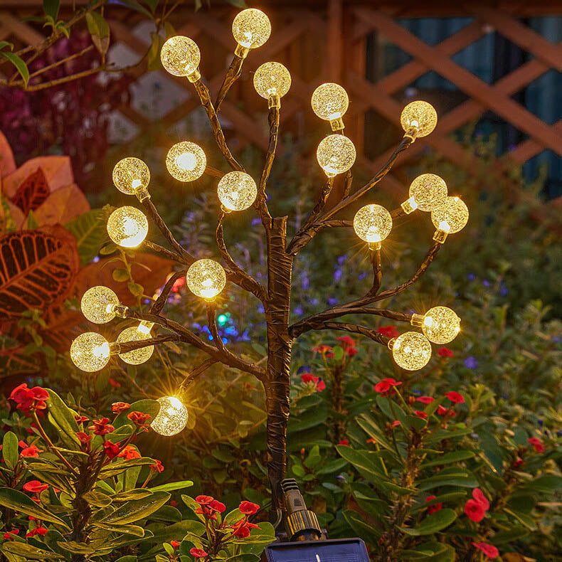 CrystalPath | Solar-Powered Garden Light with Crystal Shine