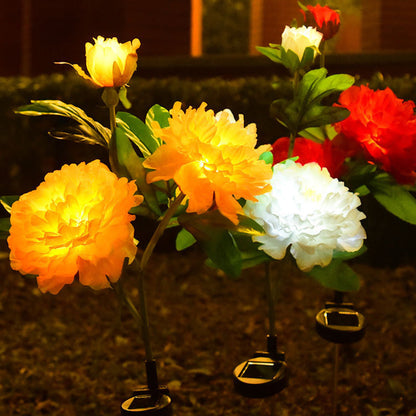 PeonyGlow | Creative LED Sunflower Light for Garden & Landscape