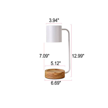 BeamNest | Japanese Minimalist Wooden Timing Dimmer Table Lamp