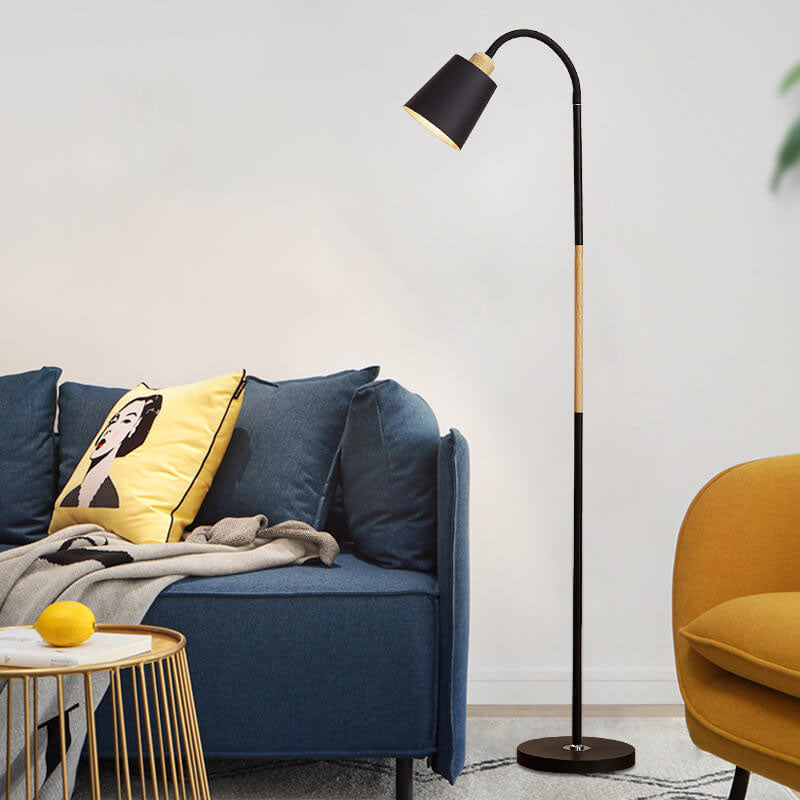 FrameBeam | Modern 1-Light Floor Lamp made of Powder-Coated Iron