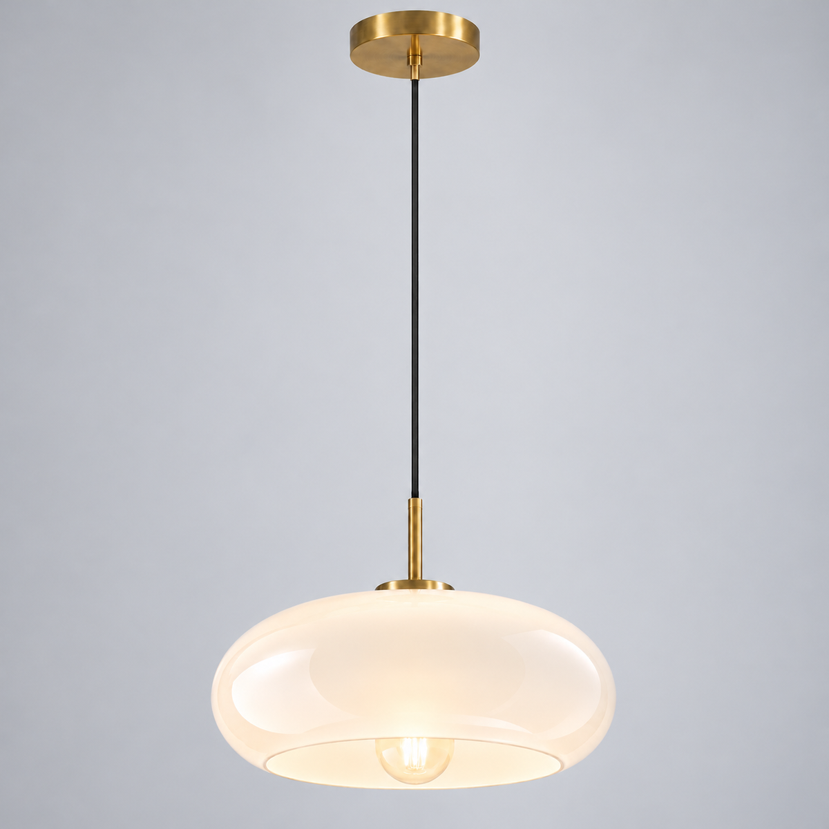 Tundris - Vintage Bowl Semi-Flush Ceiling Light